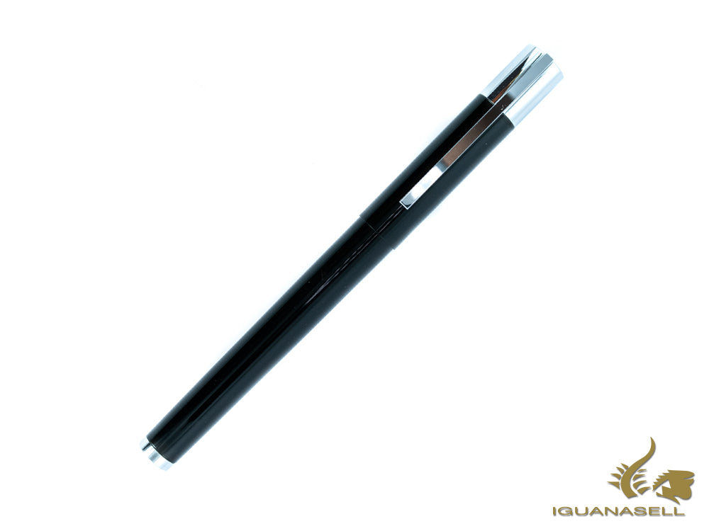 Stylo plume Lamy Scala Pianoblack, noir, plaqué or 14 carats et platine