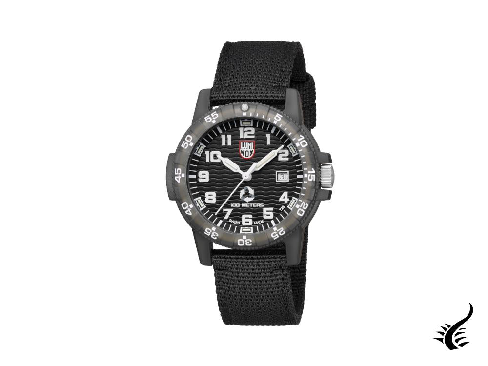 Montre Luminox série 0320 ECO #Tide, noire, 44 mm, 10 atm, XS.0321.ECO