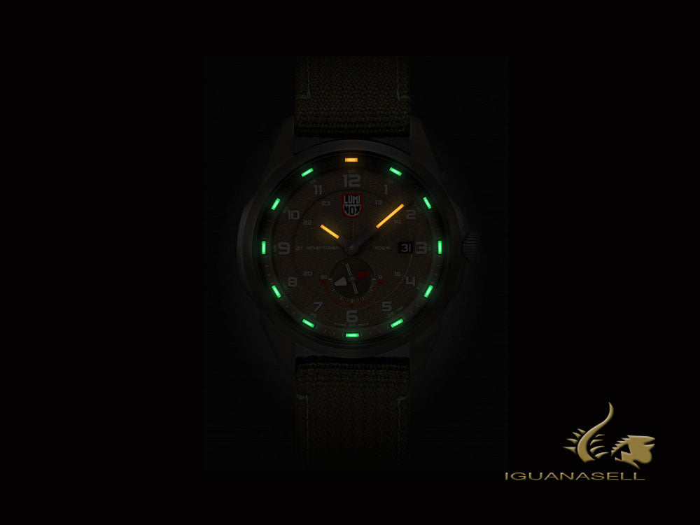 Montre à quartz Luminox Atacama Adventurer, verte, 42 mm, XL.1767