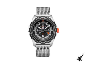 Montre à quartz Luminox Bear Grylls Survival GMT, noire, 45 mm, 20 atm, XB.3762