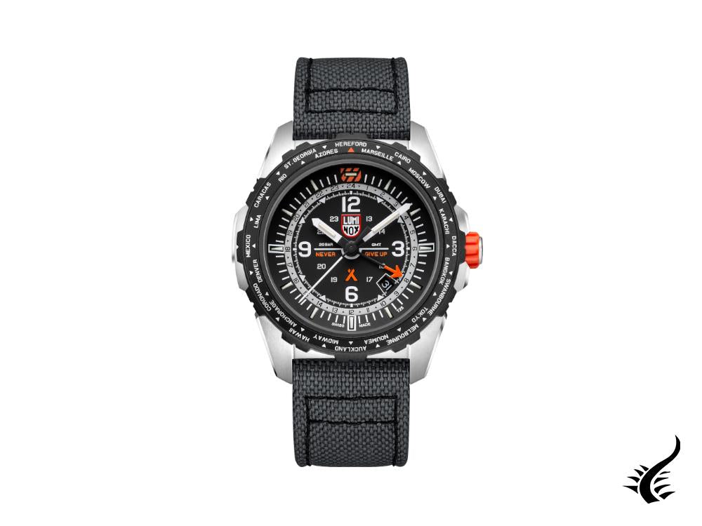 Luminox Bear Grylls Survival GMT Watch, Black, 45 mm, 20 atm, XB.3761