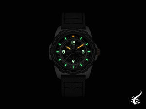 Montre Luminox Bear Grylls Survival GMT, noire, 45 mm, 20 atm, XB.3761