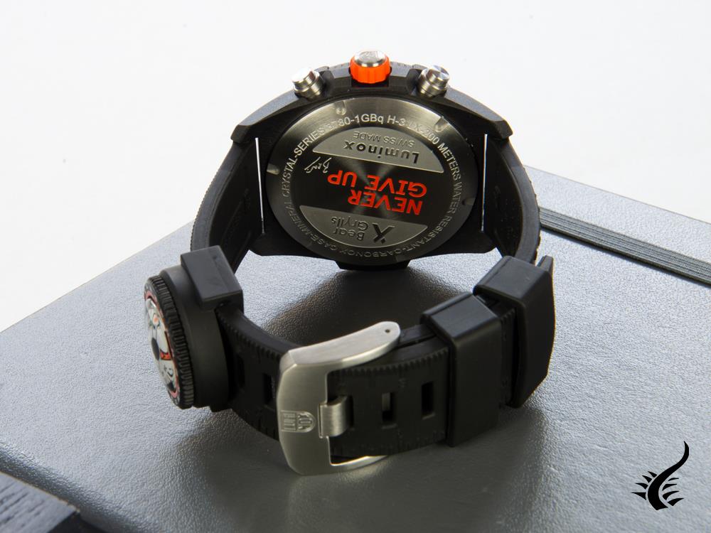 Montre à quartz Luminox Bear Grylls Survival Land, CARBONOX, noir, 45 mm, XL.3781