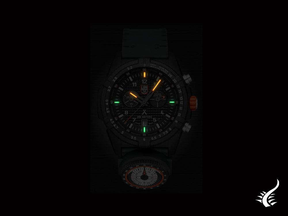 Montre à quartz Luminox Bear Grylls Survival Land, CARBONOX, noir, 45 mm, XL.3781