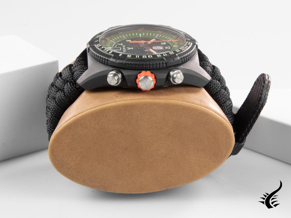 Montre à quartz Luminox Bear Grylls Survival Land, verte, 45 mm, paracorde, XL.3797
