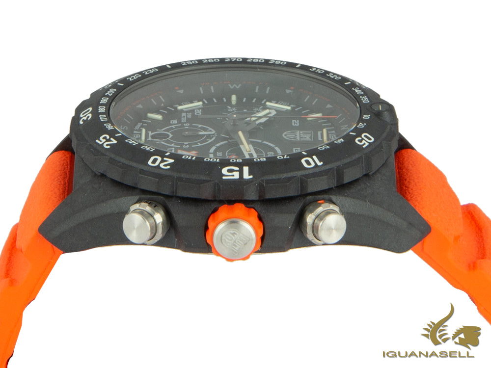 Luminox Bear Grylls Survival Master Quartz Watch, Carbon, Orange, 45mm, XS.3749