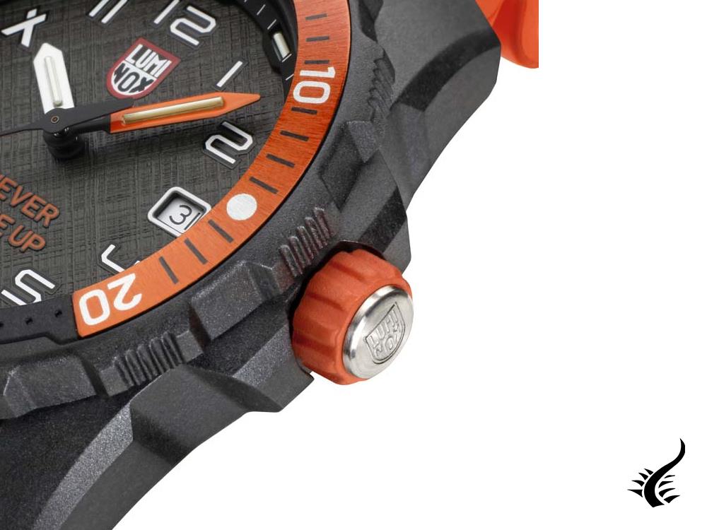 Montre à quartz Luminox Bear Grylls Survival, CARBONOX, gris, 42 mm, XB.3729.NGU