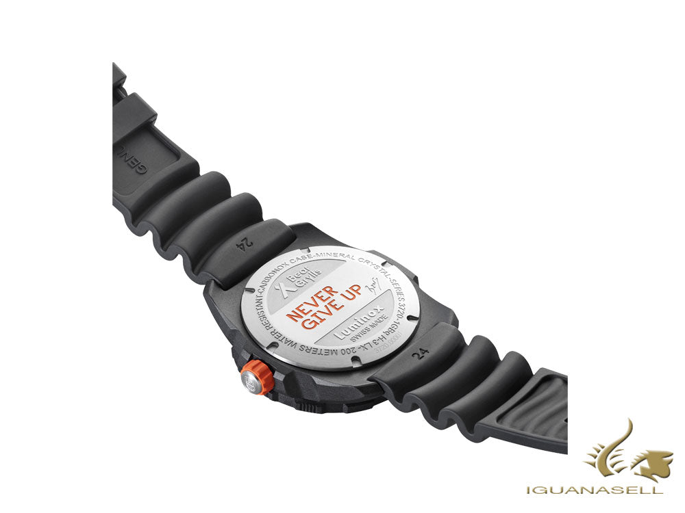 Luminox Bear Grylls Survival Sea Quartz Watch, CARBONOX, Grey, 42 mm, XS.3723