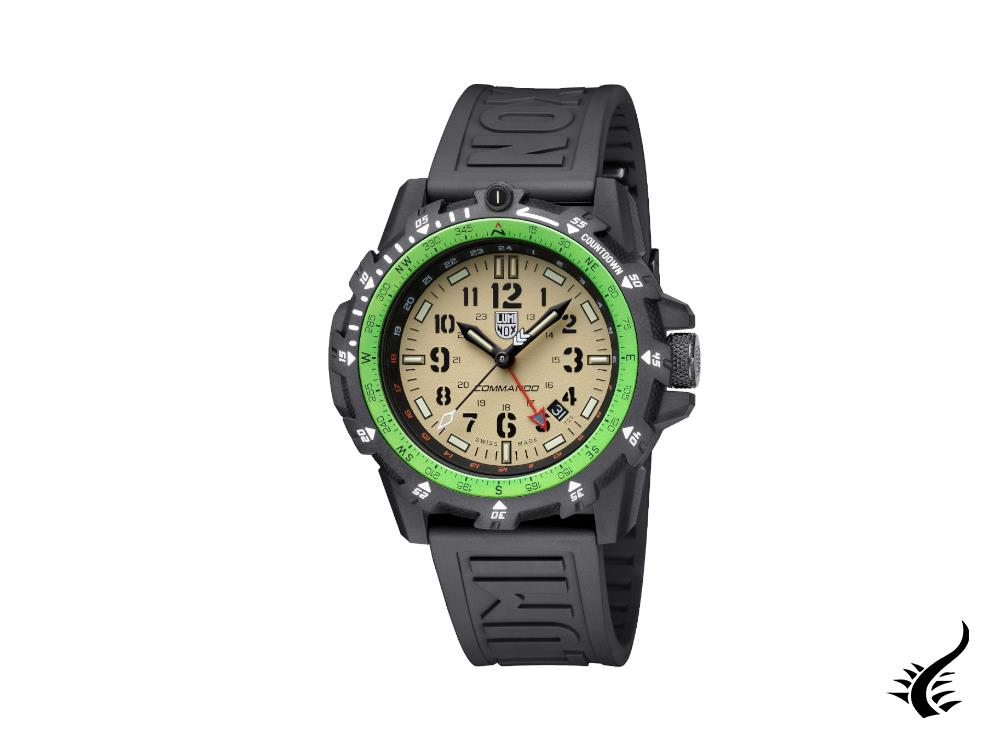 Montre à quartz Luminox Commando Raider série 3300, CARBONOX, 46 mm, XL.3321