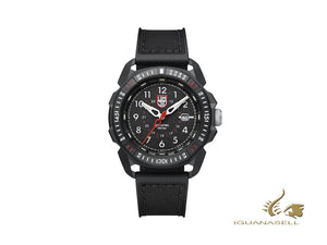 Montre à quartz Luminox Land Ice-Sar Arctic, CARBONOX, bracelet en caoutchouc, noir, XL.1001