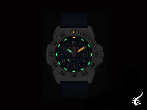 Montre à quartz Luminox Sea Navy Seal, blanche, 45 mm, 20 atm, XS.3253