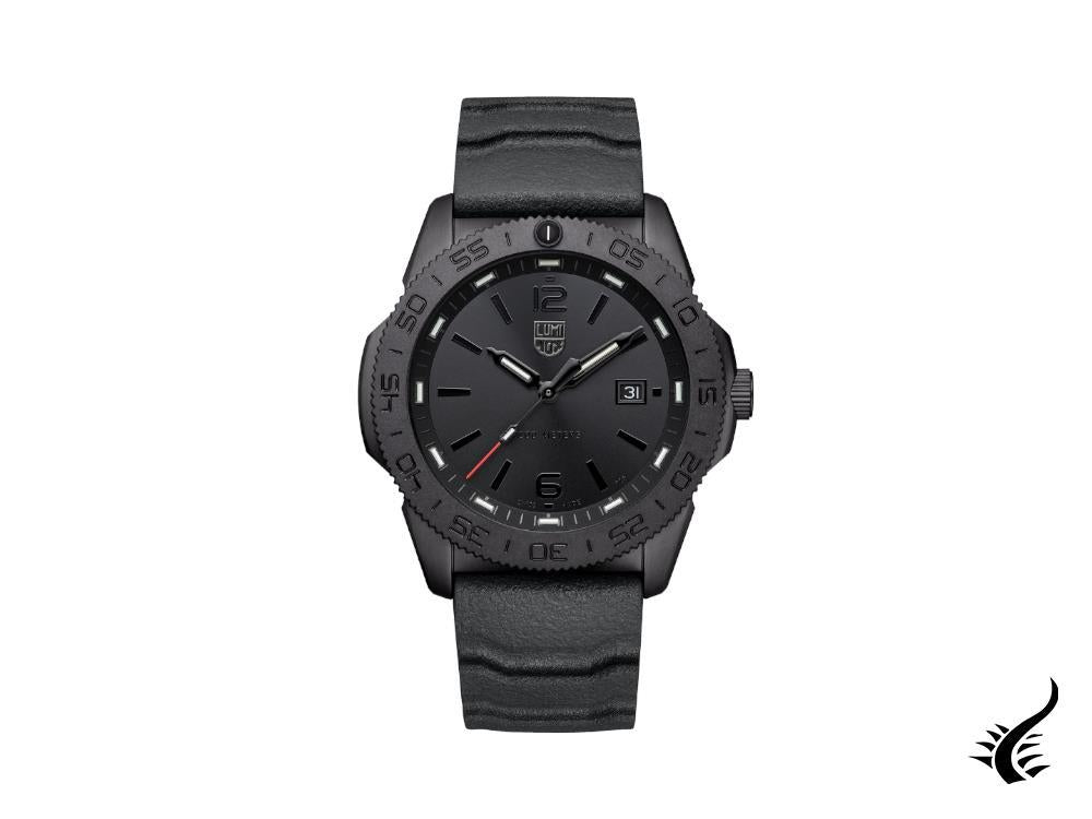 Montre de plongée à quartz Luminox Sea Pacific, CARBONOX, noire, 44 mm, XS.3121.BO