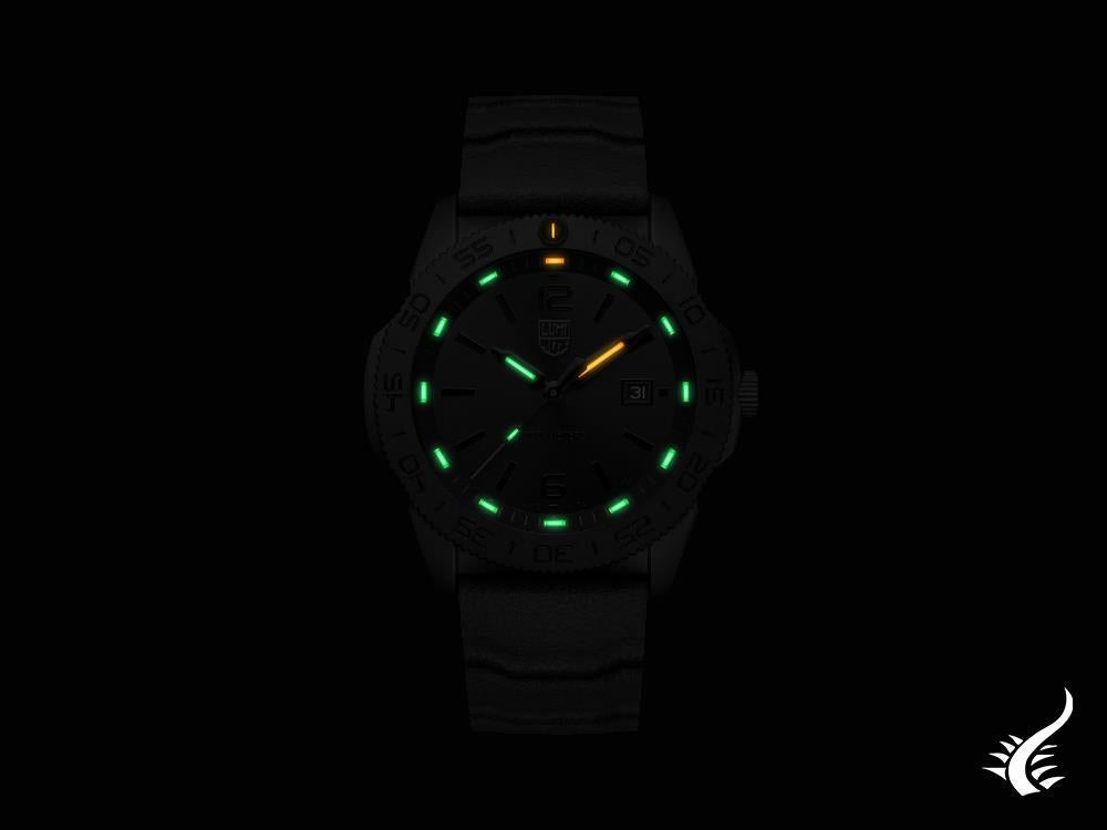 Montre de plongée à quartz Luminox Sea Pacific, CARBONOX, noire, 44 mm, XS.3121.BO