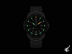 Montre de plongée à quartz Luminox Sea Pacific, CARBONOX, noire, 44 mm, XS.3122