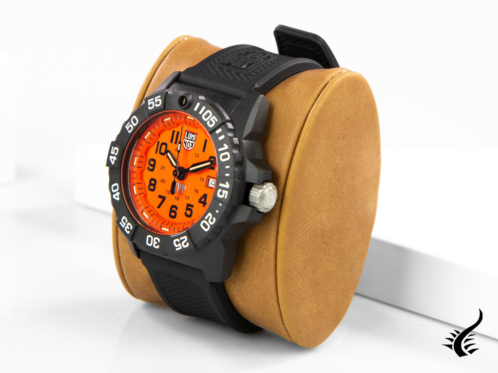 Montre à quartz Luminox Sea Scott Cassell Set, CARBONOX, orange, XS.3509.SC.SET