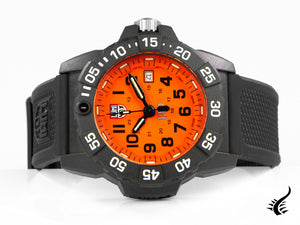 Luminox Sea Scott Cassell Set Quartz Watch, CARBONOX, Orange, XS.3509.SC.SET