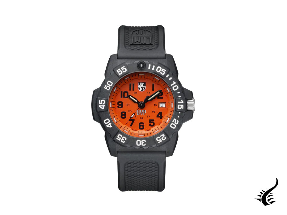 Montre à quartz Luminox Sea Scott Cassell Set, CARBONOX, orange, XS.3509.SC.SET