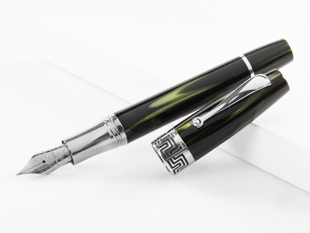 Montegrappa Extra Fountain Pen Celluloid - Black Bamboo