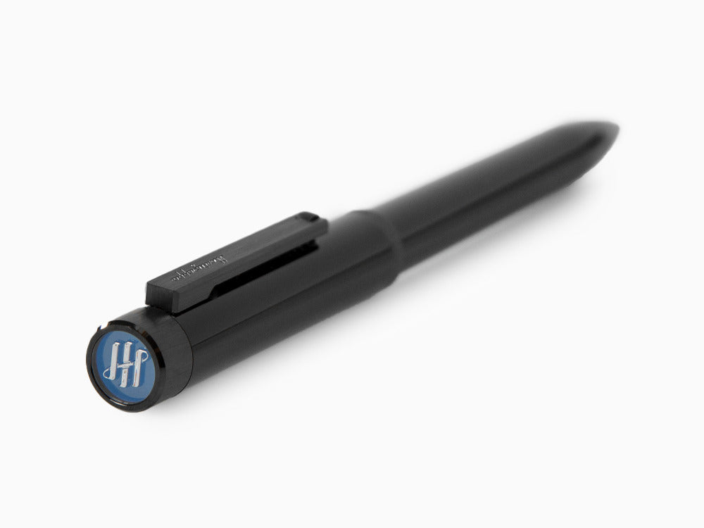 Montegrappa Zero Ballpoint pen, Black Resin, Ultra Black, ISZEIBIC