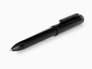 Stylo à bille Montegrappa Zero, Résine noire, Ultra Black, ISZEIBIC