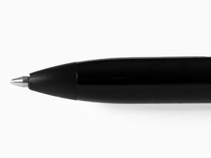 Stylo à bille Montegrappa Zero, Résine noire, Ultra Black, ISZEIBIC