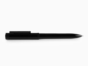 Stylo à bille Montegrappa Zero, Résine noire, Ultra Black, ISZEIBIC