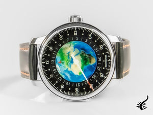 Meistersinger Edition Planet Earth Automatic Watch, Limited edition, ED-EARTH