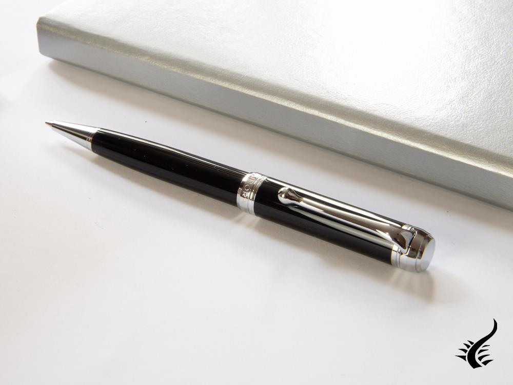 Aurora Talentum Mechanical pencil, Resin, Black, Chrome Trim, D51N