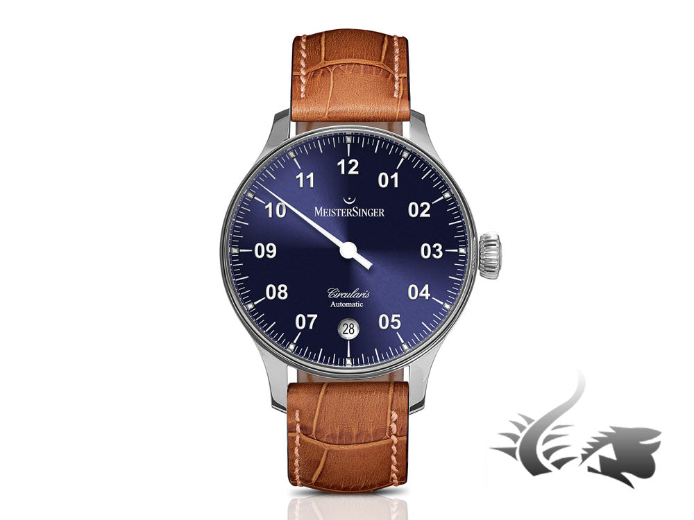 Meistersinger Circularis Automatic Automatic Watch, Automatic, Blue, 43mm