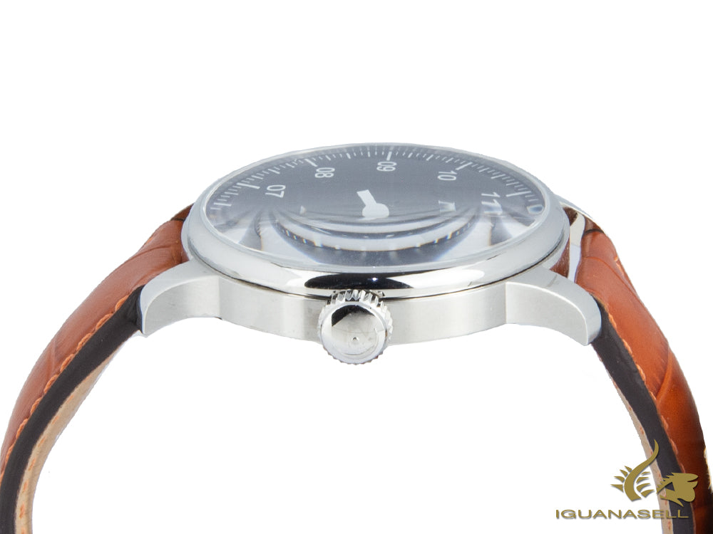 Meistersinger N3 Automatic Watch, ETA 2824-2, 43mm. Leather strap, AM908