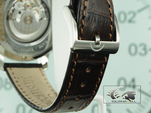 Montre automatique Meistersinger N3, ETA 2824-2, 43 mm, bracelet en cuir, AM903-SG02