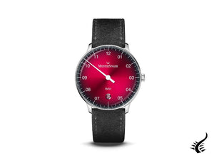 Meistersinger Neo Sunburst Red Dégradé Automatic Watch, 36 mm, NE911D-SV11