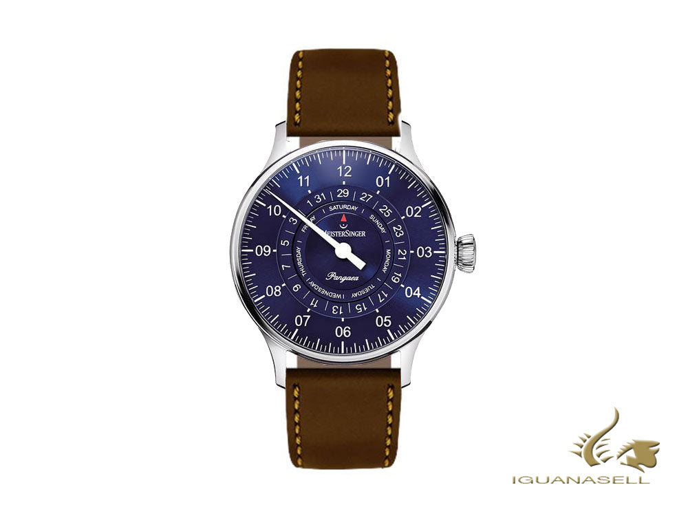 Montre automatique Meistersinger Pangaea Day Date, ETA 2836-2, 40 mm, PDD908-SCF02