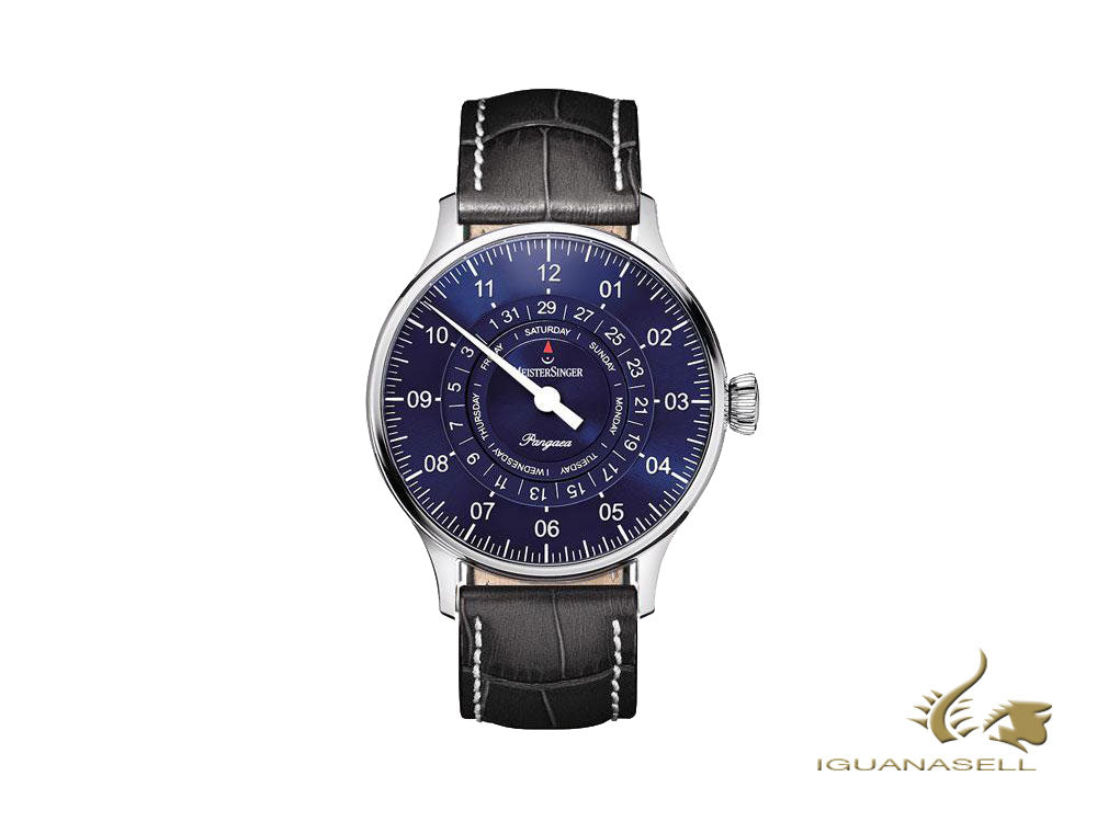 Meistersinger Pangaea Day Date Automatic Watch, ETA 2836-2, 40mm, PDD908-SG01W