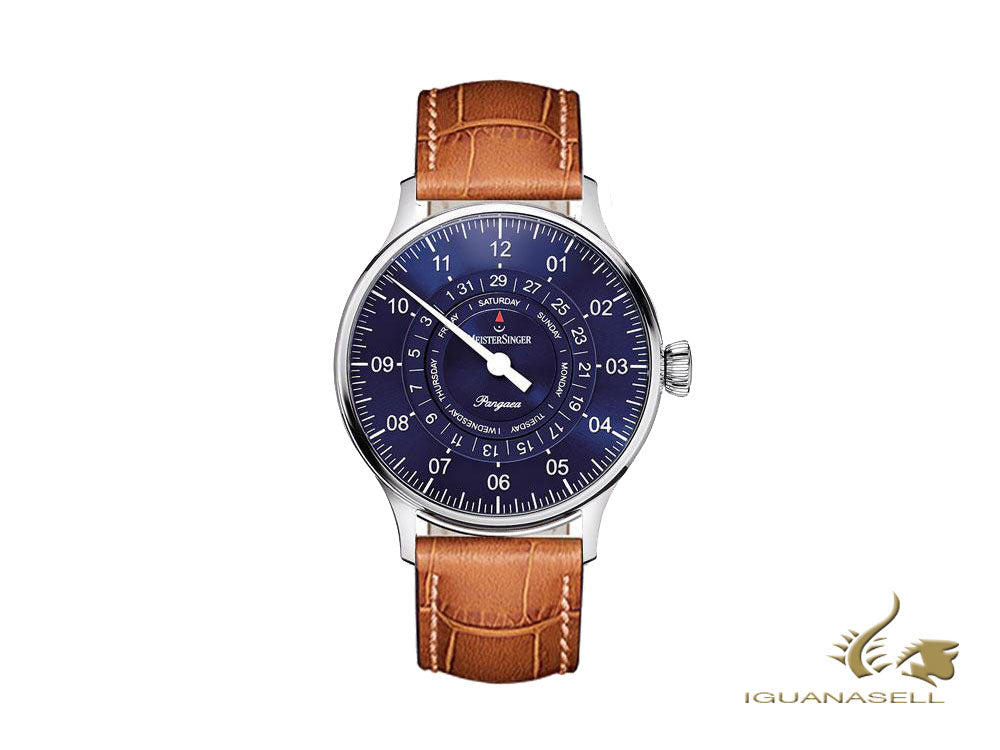 Montre automatique Meistersinger Pangaea Day Date, ETA 2836-2, 40 mm, PDD908-SG03