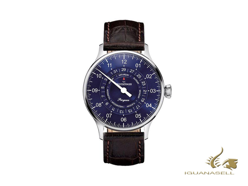 Montre automatique Meistersinger Pangaea Day Date, ETA 2836-2, 40 mm, PDD908-SGF02