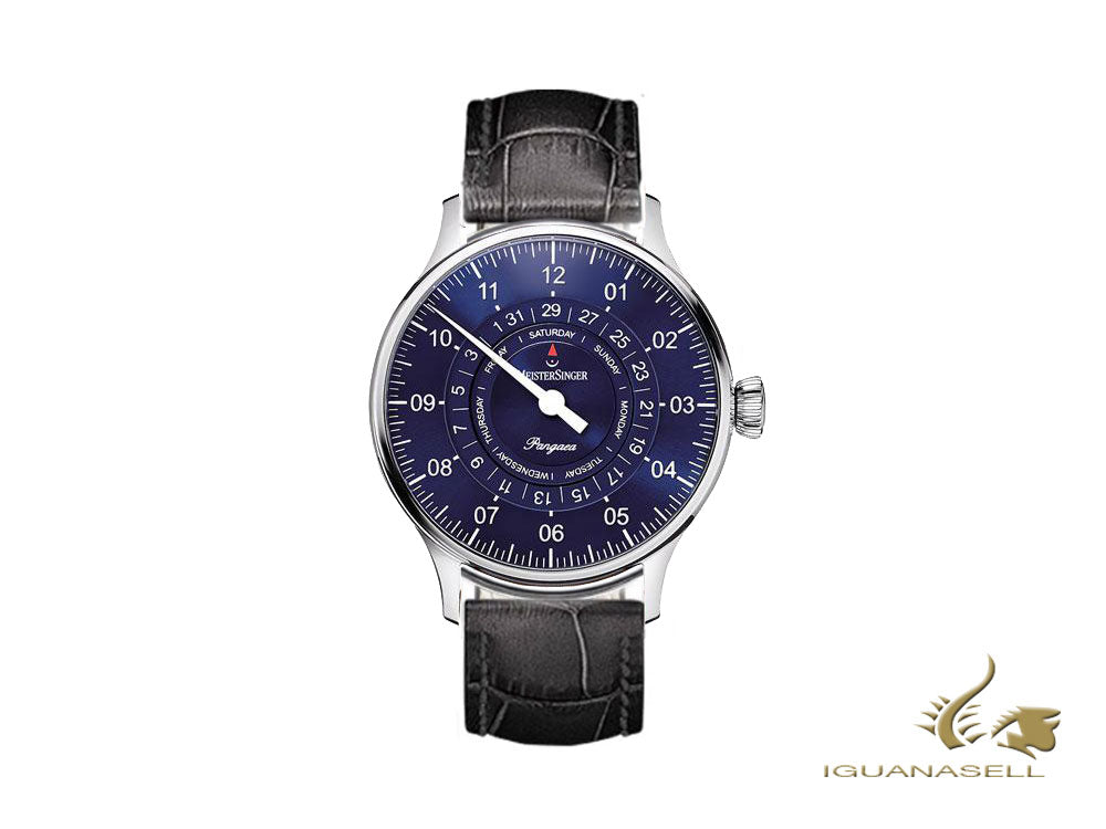 Montre automatique Meistersinger Pangaea Day Date, ETA 2836-2, 40 mm, PDD908-SG01