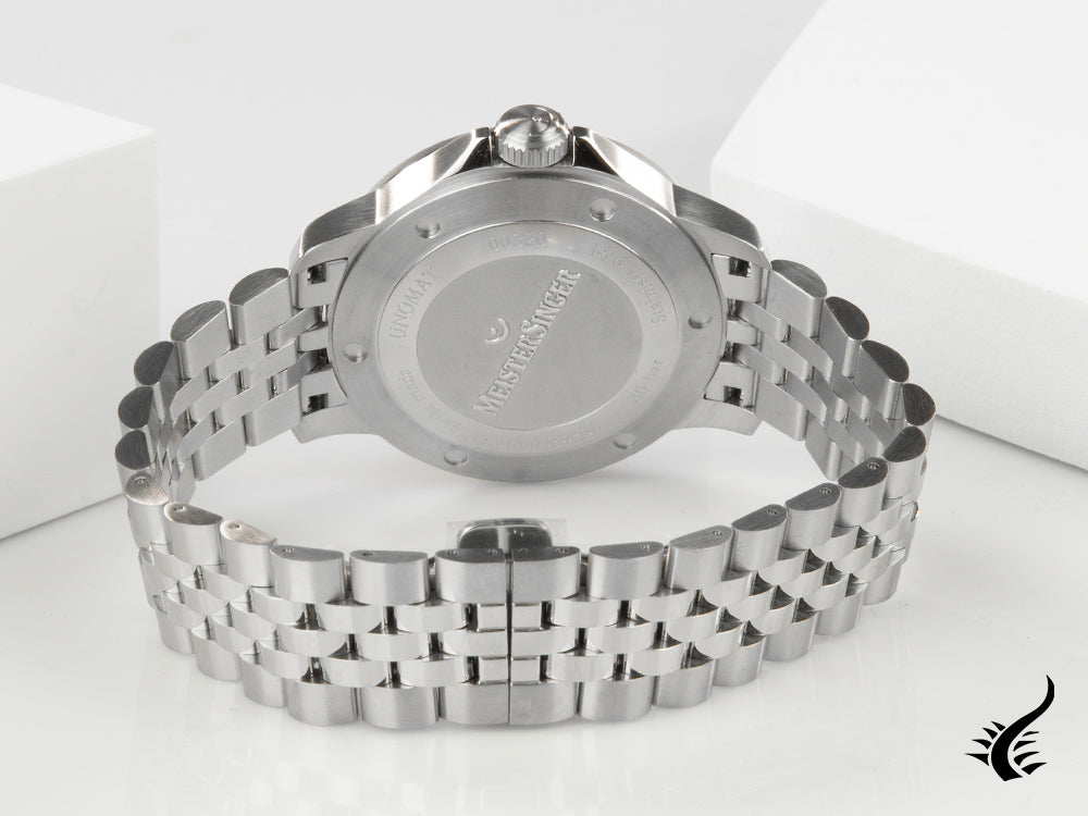 Meistersinger Unomat Automatic Watch, SW-400, 43 mm, Blue, UN917