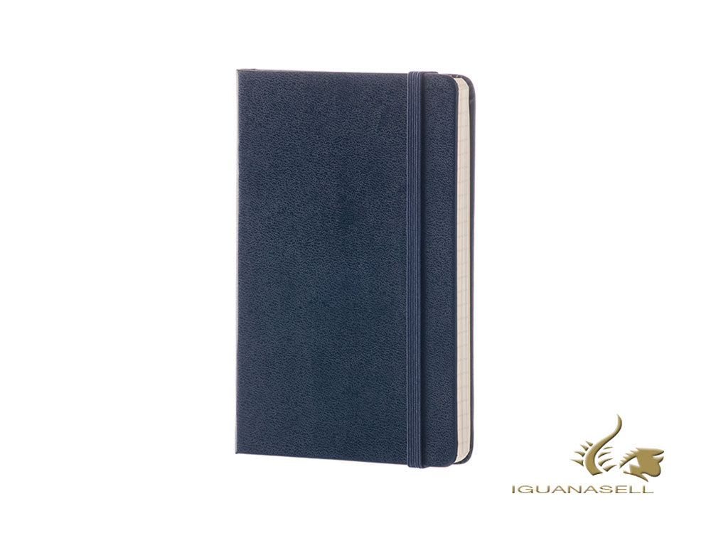 Moleskine Hard cover Notebook, Large (13 x 21 cm), Plain, Blue, 240 pages