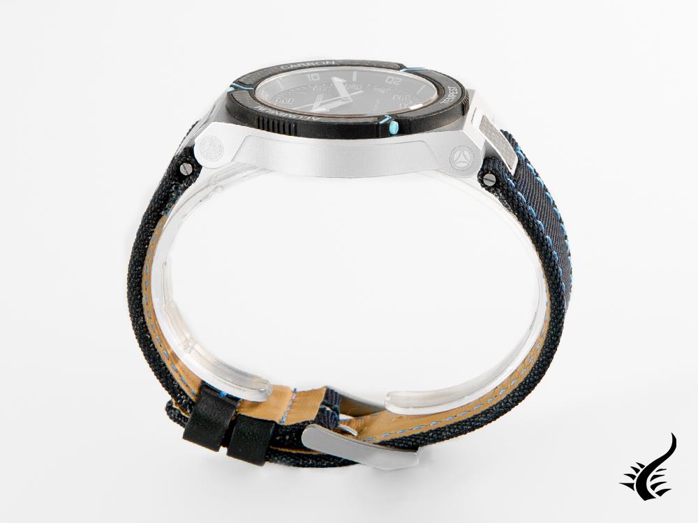 Momo Design Tempest Young Quartz Watch, Sandblasted Aluminium, MD2114AL-13