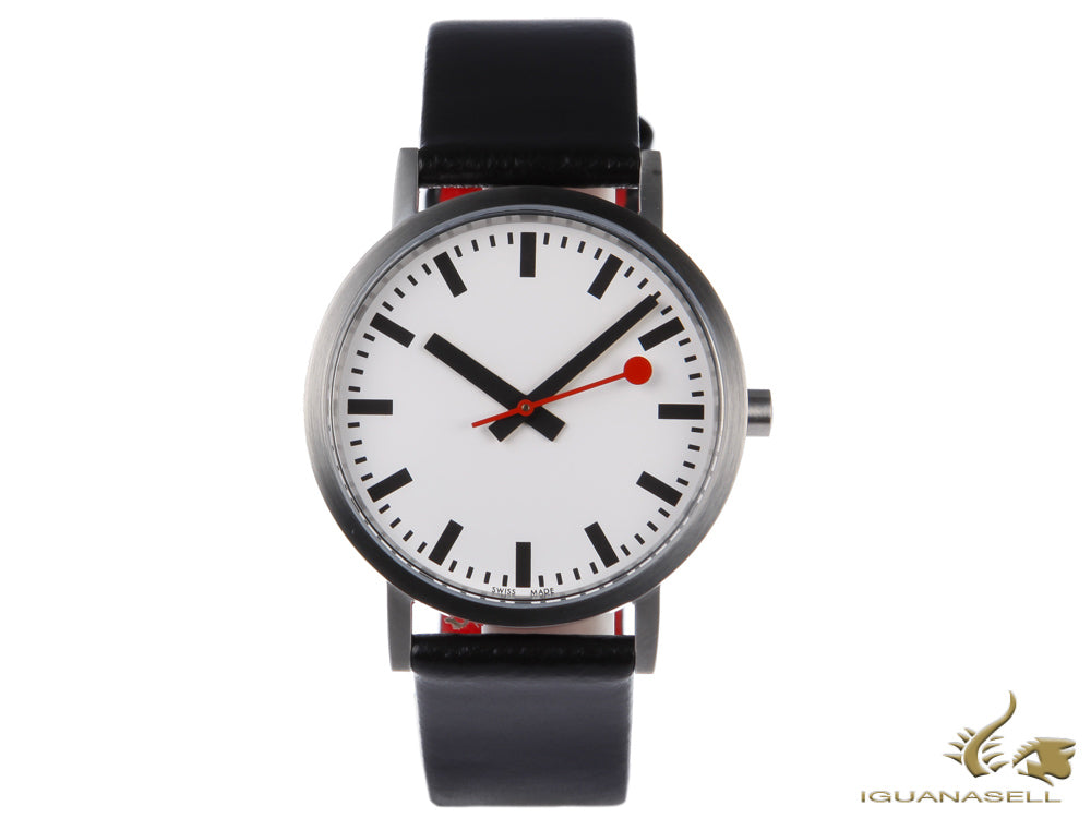 Montre Mondaine Classic Pure Quartz, Blanc, 36 mm, A660.30314.16OM