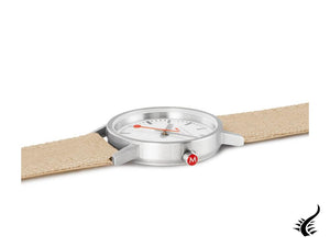 Mondaine Classic Quartz Watch, White, 30 mm, Fabric strap, A658.30323.17SBK