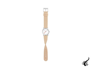 Mondaine Classic Quartz Watch, White, 30 mm, Fabric strap, A658.30323.17SBK