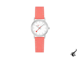 Mondaine Classic Quartz Watch, White, 30 mm, Fabric strap, A658.30323.17SBP