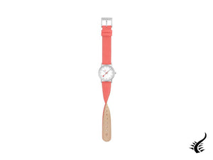 Mondaine Classic Quartz Watch, White, 30 mm, Fabric strap, A658.30323.17SBP