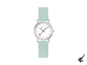 Mondaine Classic Quartz Watch, White, 30 mm, Fabric strap, A658.30323.17SBQ