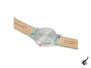 Mondaine Classic Quartz Watch, White, 30 mm, Fabric strap, A658.30323.17SBQ