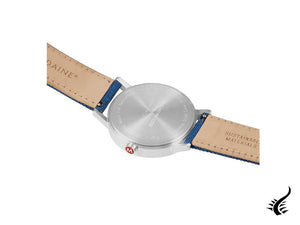 Mondaine Classic Quartz Watch, White, 40 mm, Fabric strap, A660.30360.17SBD