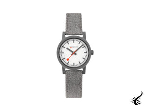 Mondaine Essence Grey Quartz Watch, Ecological, White, 32 mm, MS1.32110.LU