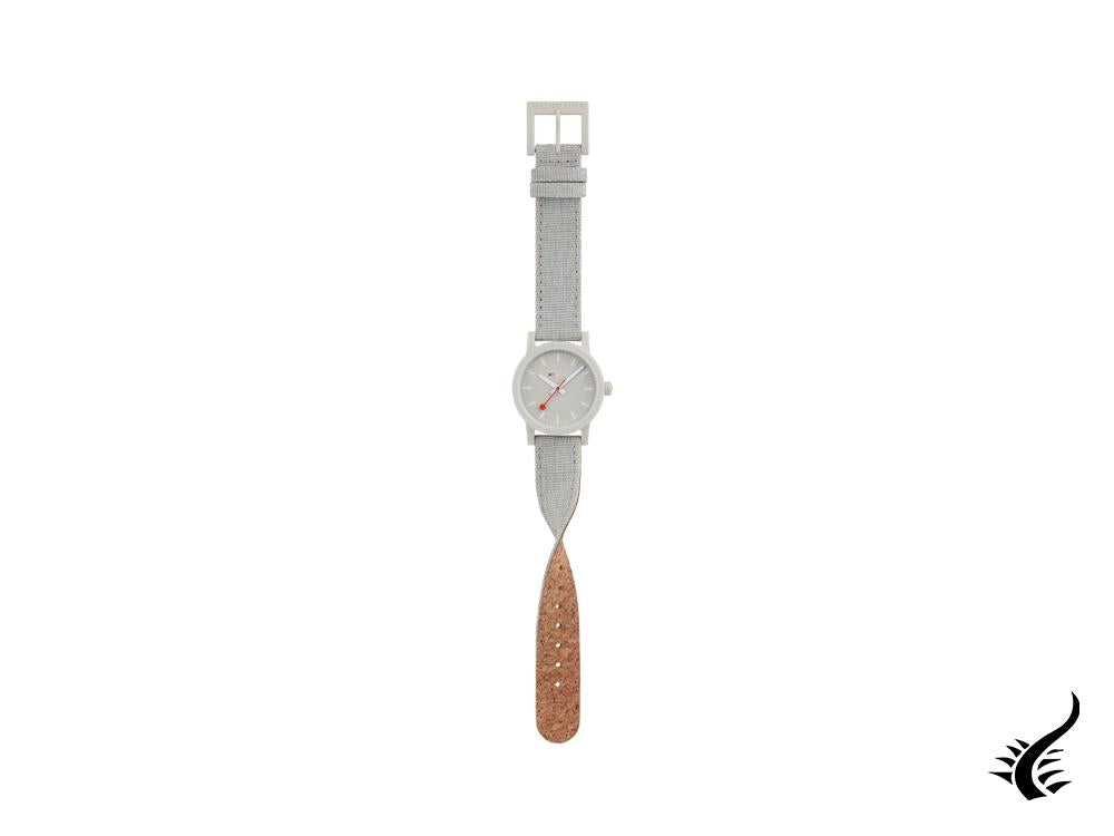 Mondaine Essence Grey Quartz Watch, Ecological - Recycled, 32 mm, MS1.32170.LK